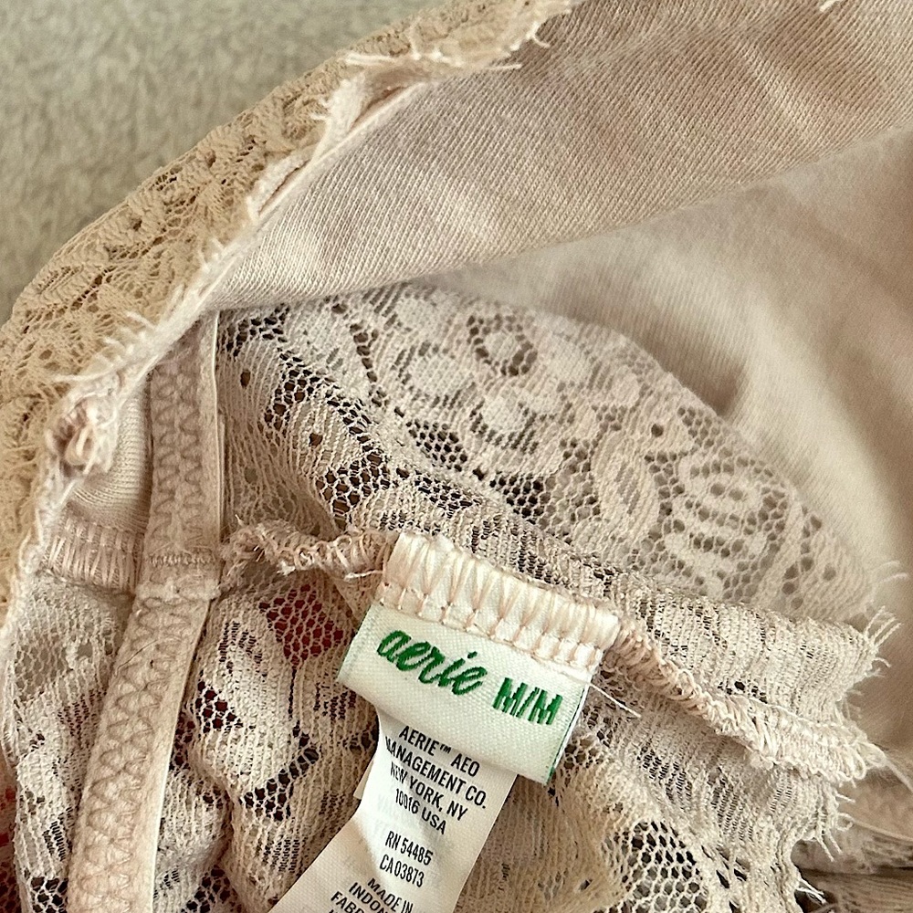 Aerie cream/beige lace bandeau - Picture 3 of 3
